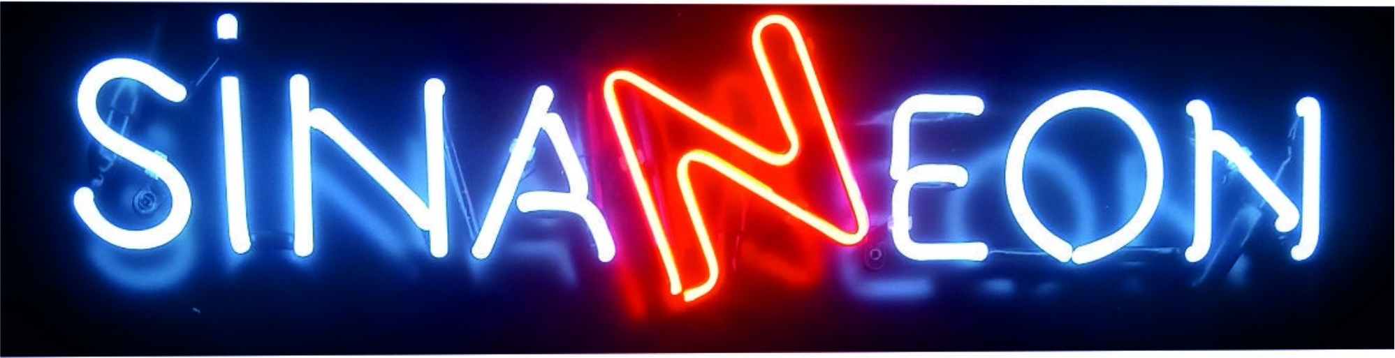 sinan neon logo