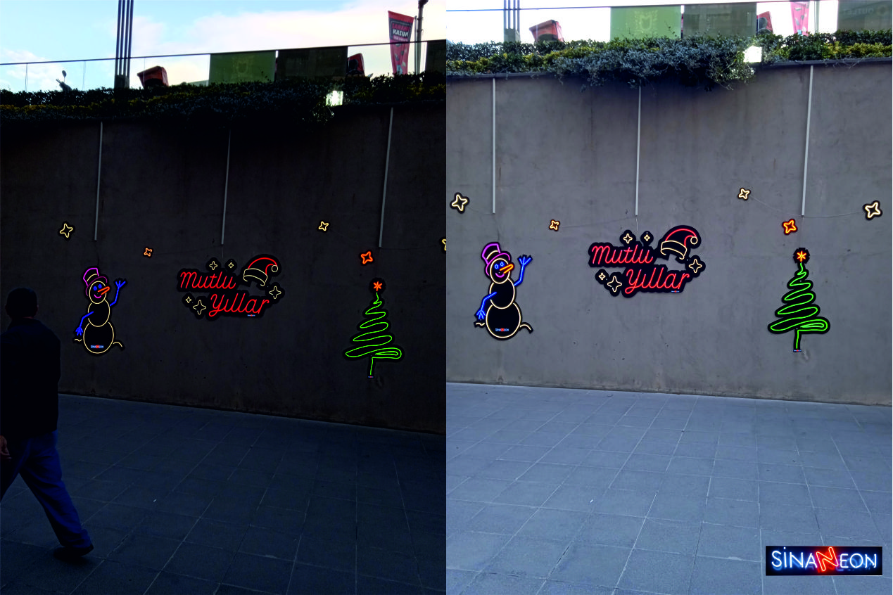 yılbaşı led süslemeleri