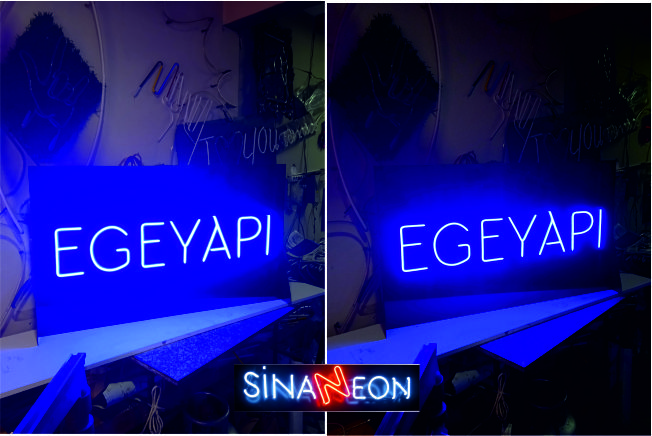 egeyapı led neon tabela uygulaması
